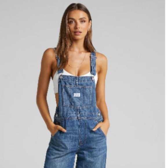 Levi's On Hiatus Vintage Overalls Medium Wash - Picture 9 of 15